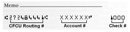 image of routing number check